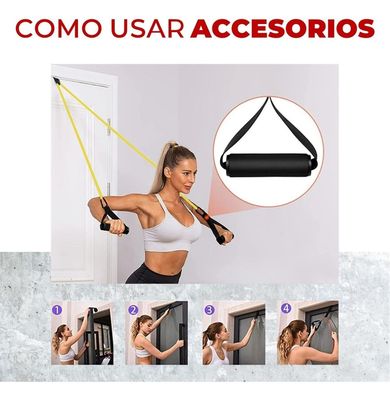 Imagen 2 del producto Power Band Bandas Elasticas Resistencia Fitnics Set 5 + Acc