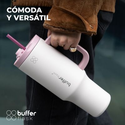 Imagen 2 del producto Vaso Termico Vaso Mug Termo 1,2L Acero Inox Buffer Salmón