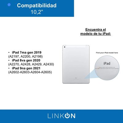 Imagen 2 del producto Carcasa Funda Teclado Para iPad Tablet Linkon 102 109 +Pad