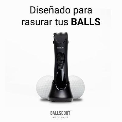 Imagen 2 del producto Afeitadora Ballscout Smooth Resistente Al Agua Kit Negro Mate