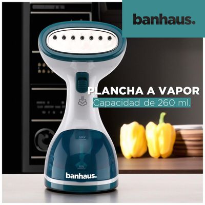 Imagen 2 del producto Plancha a Vapor Vertical Vaporizador Ropa Banhaus Portatil