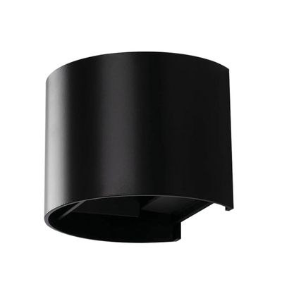 Apliqué LED Decorativo Para Pared 6W Negro