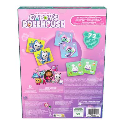 Imagen 2 del producto Juego de memoria  72 cartas- Gabby's Dollhouse