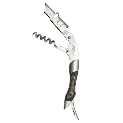 Imagen 2 del producto Abridor de Vino Acero Inoxidable y Madera Acacia - Wayu