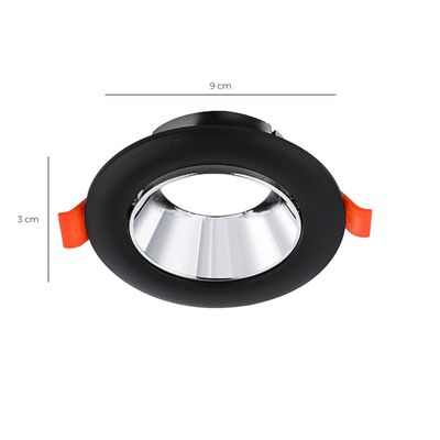 Imagen 2 del producto Foco Spot Porta GU-10 ""LED Track Light"" 9 cm - Negro/Plateado