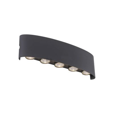 Imagen 1 del producto Apliqué de Pared LED 5 Luces 10W Cálido Negro