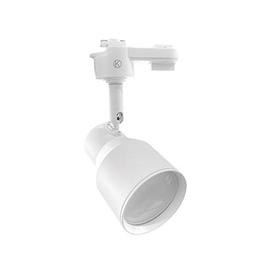 Foco LED Decorativo Riel Monofásico Blanco GU-10 Elnath Ampolleta Cálida