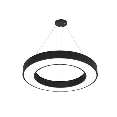 Lámpara LED Contorno Circular Negro 42W/60cms Luz Fría