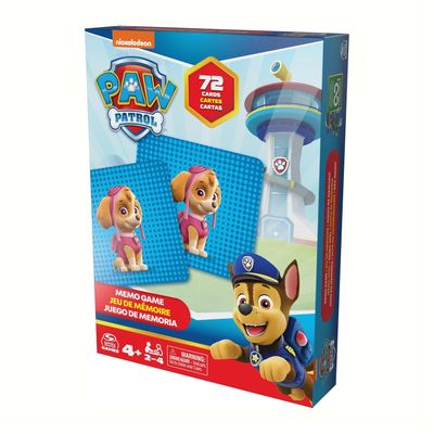 Juego de Memoria Paw Patrol 72 cartas - Spin Master
