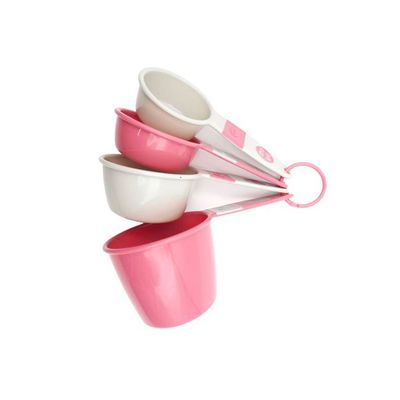 Imagen 1 del producto Set de Medidores Cocina 4 piezas Rosado - Keep