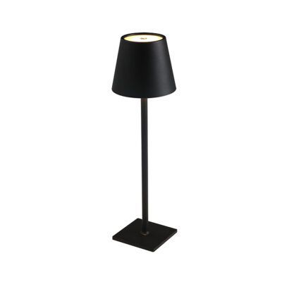 Lampara de Mesa LED táctil, inalámbrica y recargable Negro
