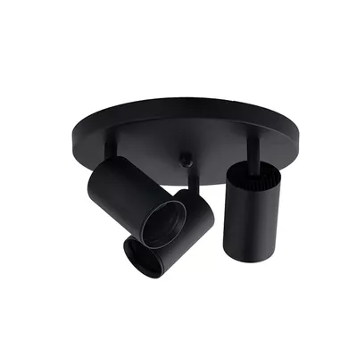 Foco Base Redonda Porta 3*GU10 Incluye Ampolletas