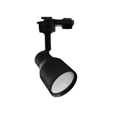 Foco LED Decorativo Riel Monofásico Negro GU-10 Elnath Ampolleta Cálida