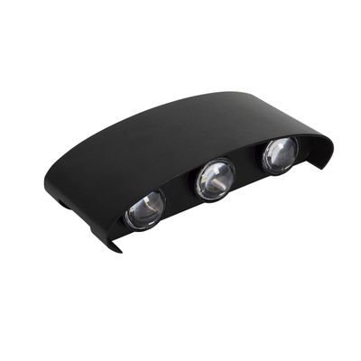 Imagen 2 del producto Apliqué de Pared LED Triple 6W Cálido Negro