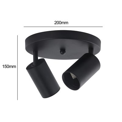 Imagen 2 del producto Foco Base Redonda Porta 2*GU10 Incluye Ampolletas