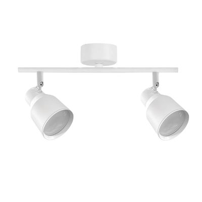 Foco LED Sobrepuesto Decorativo Doble GU-10 Blanco Híades