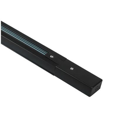 Riel Monofásico ""Pro"" 1 Metro Negro