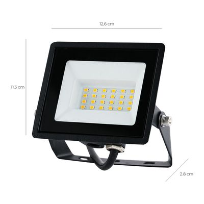 Proyector De Área LED ""ECOTHIN"" 20W Frío