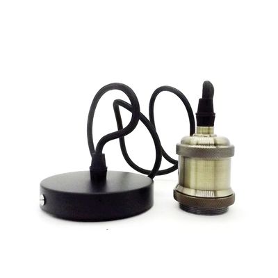 Imagen 2 del producto Pack 3 Soquetes E-27 Retro Dorado Vintage