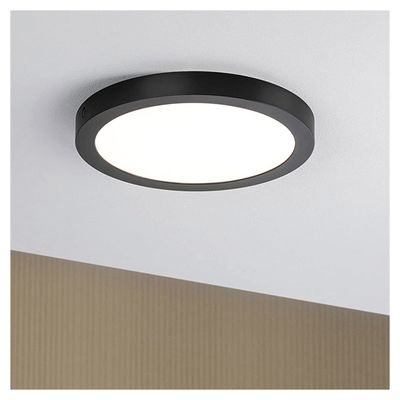 Imagen 2 del producto Panel Redondo LED ECO Sobrepuesto Negro Con Sensor 18W Neutro