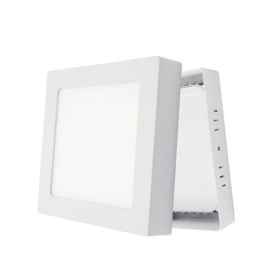 Pack 3 Panel Cuadrado LED ECO Sobrepuesto Blanco 6W Cálido