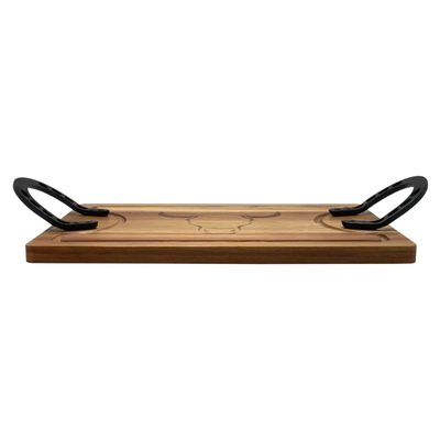 Imagen 2 del producto Tabla Para Picar Mediana Diseño Herradura 45cm - Wayu