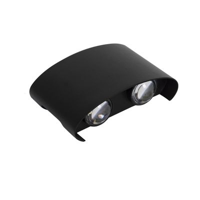 Imagen 2 del producto Apliqué de Pared LED Doble 4W Cálido Negro