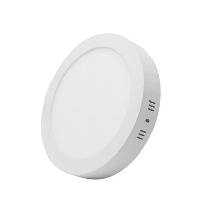Imagen 1 del producto Pack 10 Panel Redondo LED ECO Sobrepuesto Blanco 6W Frío