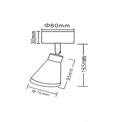 Imagen 2 del producto Foco Decorativo Para Techo Porta 1xGU10 Blanco