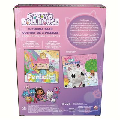 Imagen 2 del producto Dúo de Puzzles Tubos 2x48 piezzas - Gabby´s Dollhouse