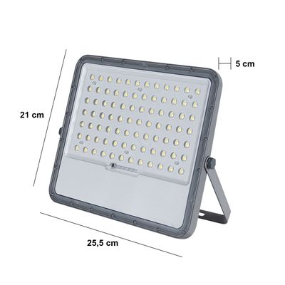 Imagen 2 del producto Proyector LED Solar 1400 Lm Luz Fría Control Remoto