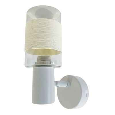 Pack 5 Foco Apliqué Sobrepuesto Simple E-14 Zaurak Blanco Ampolleta Fría