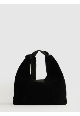 Imagen 2 del producto Cartera De Hombro Medialuna Nudo Suede Woman