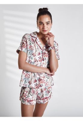 Women'Secret Pijama Camisero Punto Barrio Sésamo Pijamas