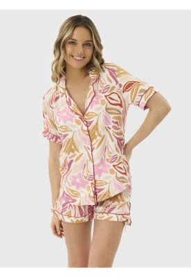Pijama Camisero Floral