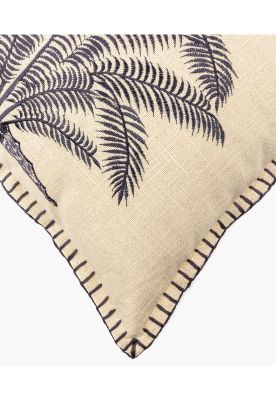 Imagen 2 del producto Funda de Cojín Algodón Palmera Bordada 45 X 45 Cm Beige