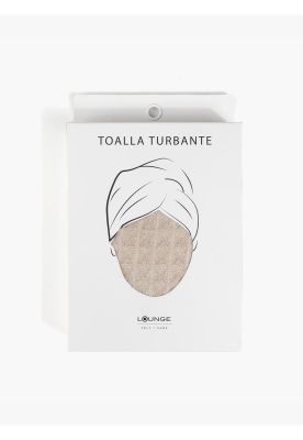 Toalla Para El Pelo Turbante Unicolor