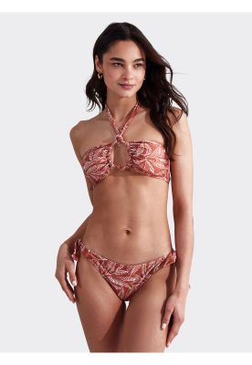 Bikini Strapless Hojas Paradiso