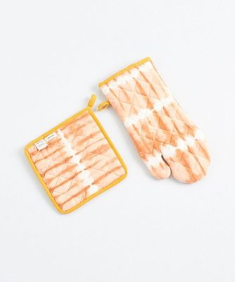 Imagen 2 del producto Set Guante Y Toma Olla Mujer Lounge Tie Dye Naranjo