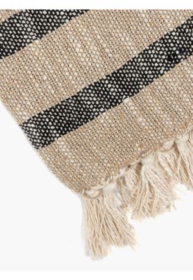 Imagen 2 del producto Manta Algodón Con Flecos Beige