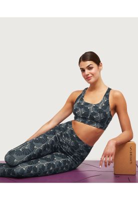 Imagen 1 del producto Calza Deportiva Flores Gris