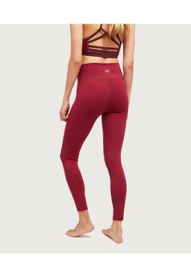 Imagen 2 del producto Calza Deportiva Lisa Unicolor Burdeo