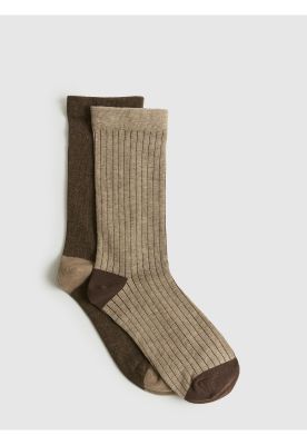 Imagen 2 del producto Set Calcetines Rib Caña Alta Puntas Bicolor Dreamy