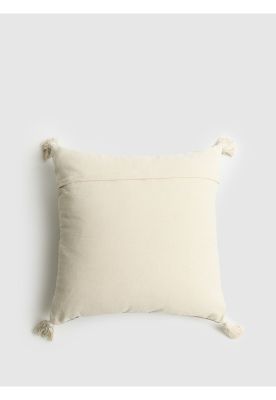 Imagen 2 del producto Cojín Textura Tassels Boho 45 x 45 cm Verde