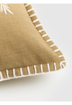 Imagen 2 del producto Cojín Funda Lavable Palmeras Street 30 x 60 cm Camel