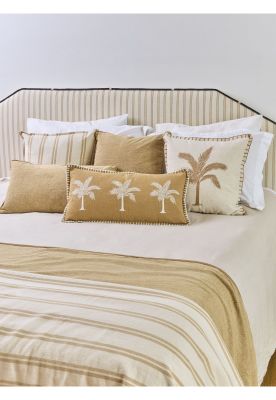 Imagen 2 del producto Cojín Funda Lavable Palmeras Street 30 x 60 cm Camel