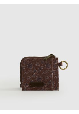 Tarjetero Canvas Flores Boho