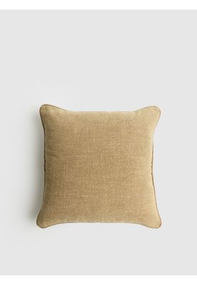 Cojín Funda Lavable Piping Woman 45 x 45 cm Camel