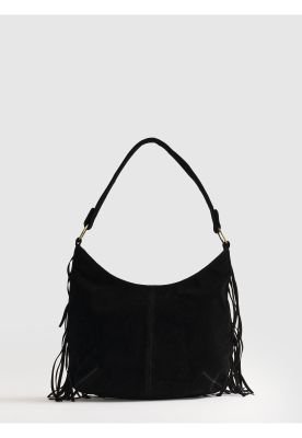 Imagen 2 del producto Cartera De Hombro Medialuna Flecos Boho