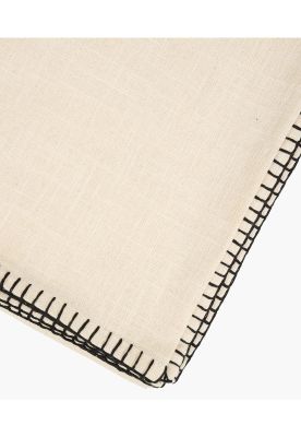 Imagen 2 del producto Manta Algodón Bordes Beige